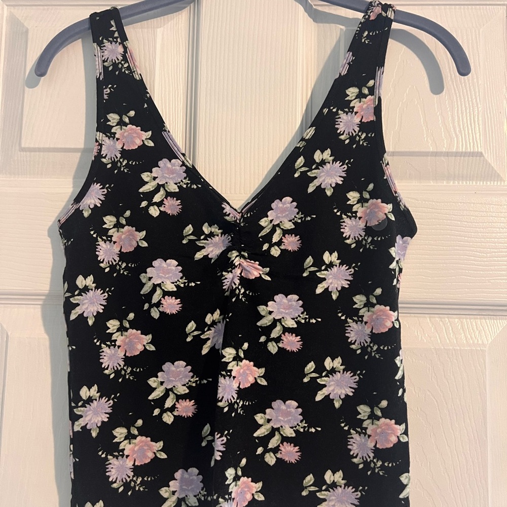 American Eagle Outfitters Black Fitted Camisole